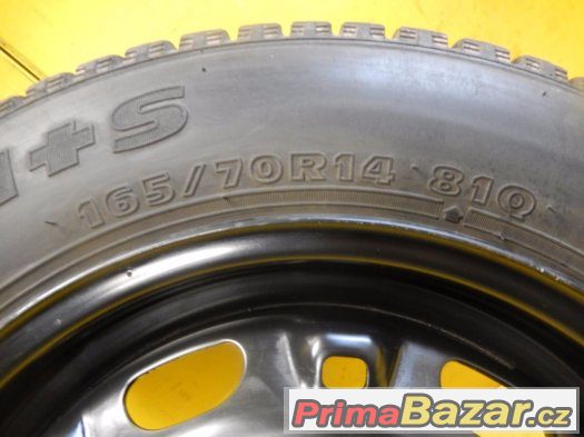 Škoda Fabia, VW Polo 5x100 R14 165/70/14 - zimní sada – fotografie 2