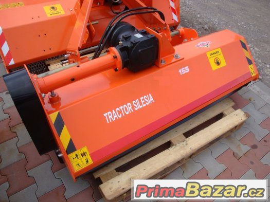 Traktorový hydraulický mulčovač BCH-155 těžší typ, drtič – fotografie 1