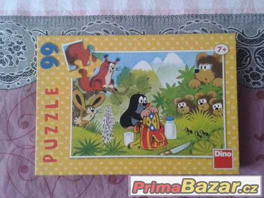 Nové dětské puzzle s Krtkem zn. Dino, 99 dílků – fotografie 1