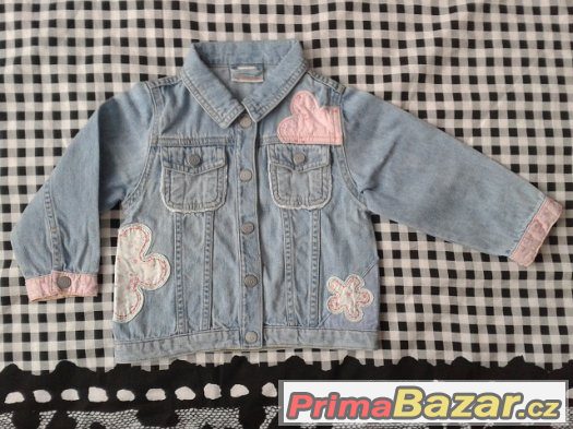 Riflová bunda pro holčičku zn. Next, vel. 92 – fotografie 1