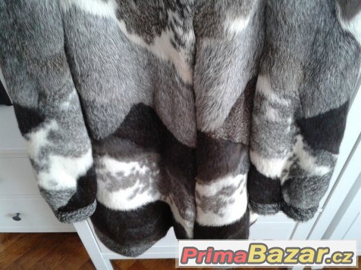 Nový dámský králičí kožich, vel. XL-XXL – fotografie 3
