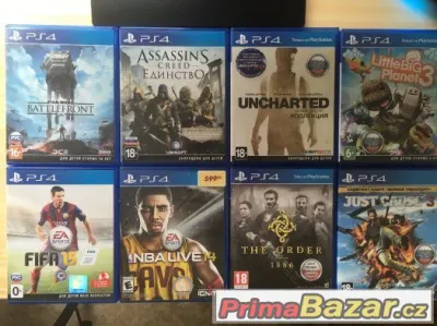 PS4 hry (popis čti)