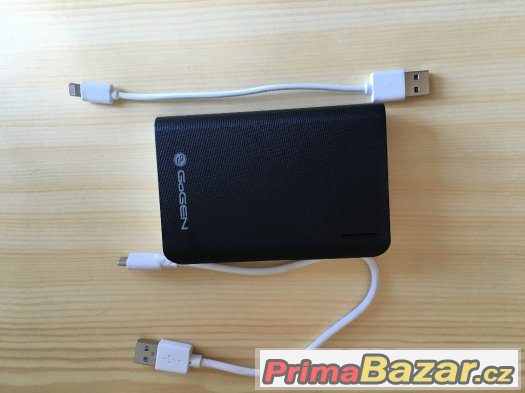 Gogen Power Bank 10000 mAh bílo-černá – fotografie 1