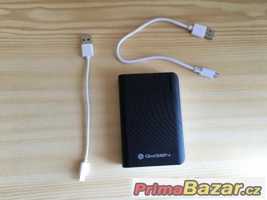 Gogen Power Bank 10000 mAh bílo-černá – fotografie 2