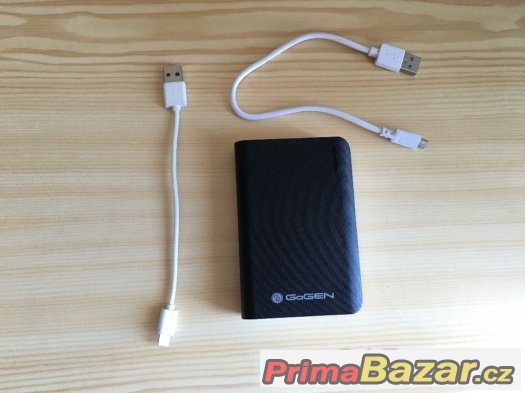 Gogen Power Bank 10000 mAh bílo-černá – fotografie 3