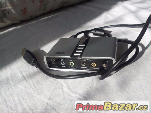 Externí zvuková karta Sweex 7.1 External USB Sound Card – fotografie 1