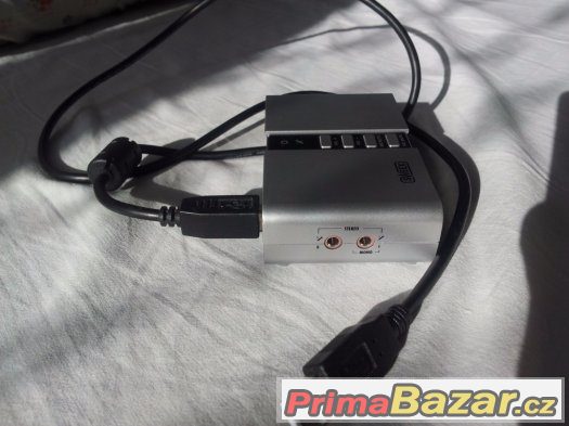 Externí zvuková karta Sweex 7.1 External USB Sound Card – fotografie 2