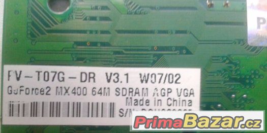 GeForce 2 MX 400 64MB SDRAM AGP – fotografie 2