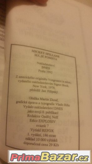 Prodám knihu Má je pomsta – fotografie 3