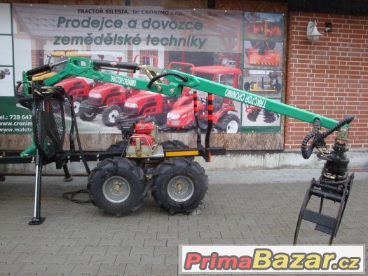 Vyvážečka LTC 3,4 s hydraulickou rukou za čtyřkolku, traktor – fotografie 1