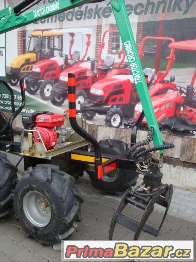 Vyvážečka LTC 3,4 s hydraulickou rukou za čtyřkolku, traktor – fotografie 2