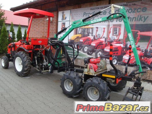 Vyvážečka LTC 3,4 s hydraulickou rukou za čtyřkolku, traktor – fotografie 5