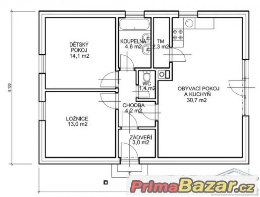Prodej Rodinný dům, novostavba, 3+kk, Pustějov – fotografie 2