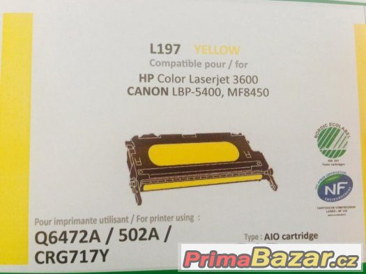 Tonery (náplně) do tiskárny Armor HP Color Laserjet 3600 – fotografie 4