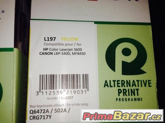 Tonery (náplně) do tiskárny Armor HP Color Laserjet 3600 – fotografie 5