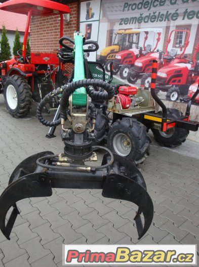 Vyvážečka LTC 3,4 s hydraulickou rukou za čtyřkolku, traktor – fotografie 4