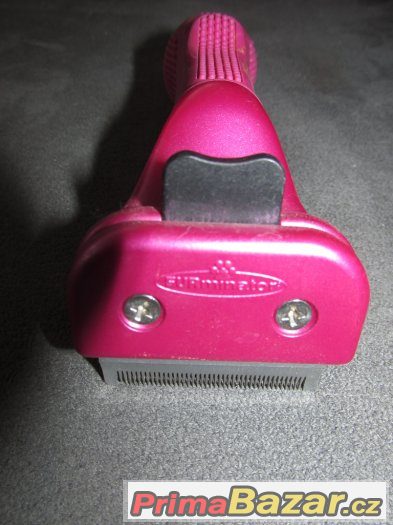 FURminator hrablo deLuxe Small PINK pro kočky – fotografie 3