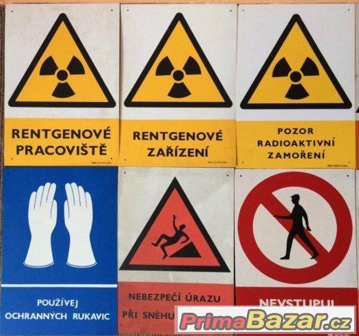 cedule bezpečnostní plast smalt papir umakart atd tabulka – fotografie 1