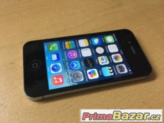 Apple iPhone 4S 8GB černý, 3 měsíce záruka, TOP stav – fotografie 1