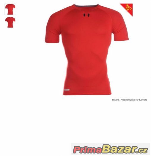 Under Armour Heatgear Core Tričko Krátký Rukáv VEL. S – fotografie 1