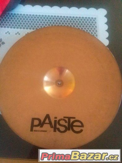 prodám paiste201 crash ride 18" – fotografie 2