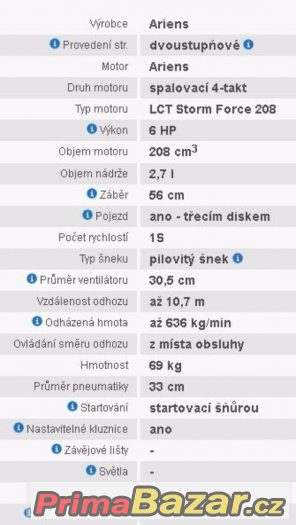 Sněžná fréza SNO TEK – fotografie 3