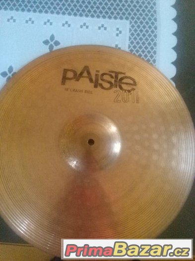 Prodám činely paiste- spěchá – fotografie 1