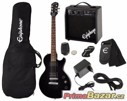 Prodám set elektrickou kytaru Epiphone + kombo Epiphone – fotografie 1