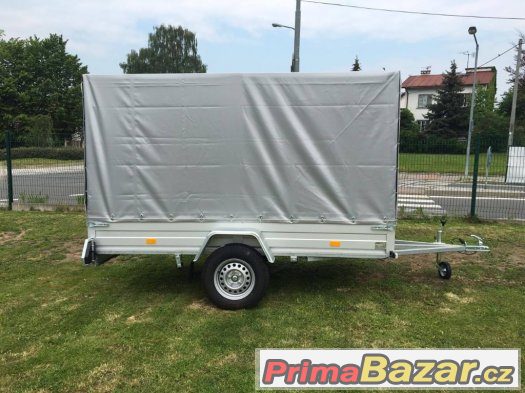 Profi jednoosý přívěs 295x145cm,listové péra, 750kg – fotografie 4