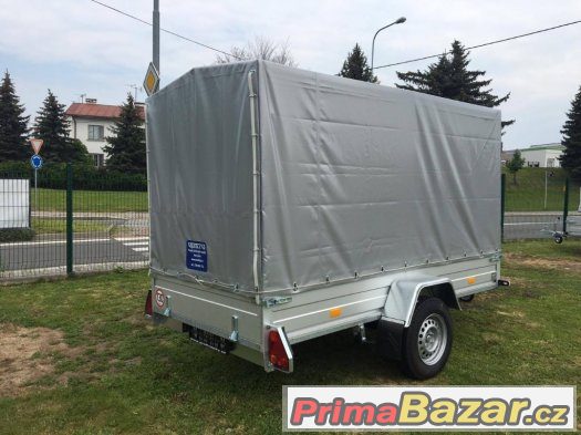 Profi jednoosý přívěs 295x145cm,listové péra, 750kg – fotografie 5
