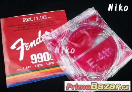 Prodám struny na baskytaru Fender 990 L – fotografie 2