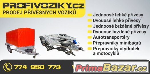 PROFI VOZÍKY, SPLÁTKY BEZ NAVÝŠENÍ, 130KM/H – fotografie 1