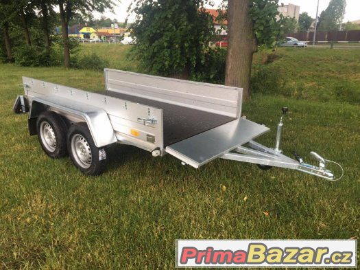 Profi dvouosý přívěs 250x125cm, 130km/h – fotografie 5