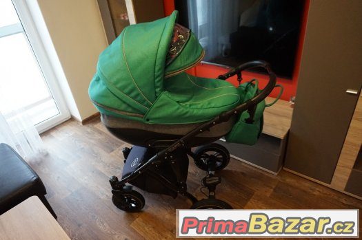 Krásný kočárek BABY NERC NEO Lux se zimní výbavou – fotografie 1