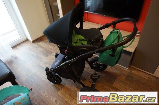 Krásný kočárek BABY NERC NEO Lux se zimní výbavou – fotografie 4