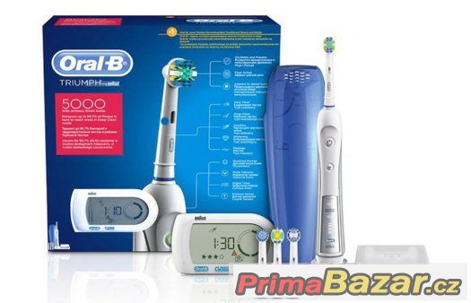NOVÝ zubní kartáček ORAL B Triumph 5000 BOMBA CENA – fotografie 3