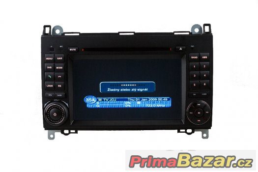 7" Dotykové autorádio pro Mercedes DVBT, DVD, NAV – fotografie 5