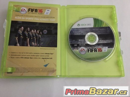 FIFA 16 CZ XBOX 360 JAKO NOVÁ – fotografie 2