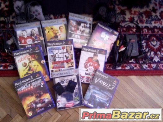 2x Playstation 2 a Hry Ps2 – fotografie 2