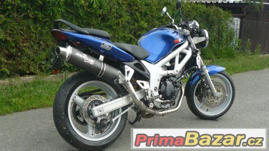 Suzuki SV 650 N, laděný výfuk, nová sada pneu – fotografie 5