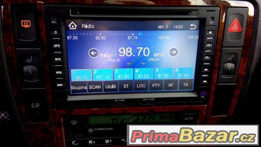 7" Dotykové autorádio VW,ŠKODA,SEAT,DVD,USB,SD s  – fotografie 4