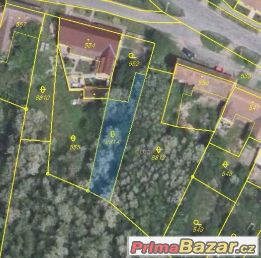 Oleksovice pozemky 2393 m2 v obci 33Kč/m2 – fotografie 1