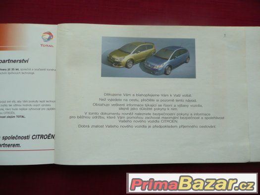 Citroën C4 návod k obsluze, v češtině – fotografie 3