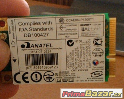 Integrovaný Wifi adaptér (pro notebook) – fotografie 1