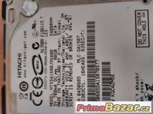 80gb Hitachi 2,5 – fotografie 2