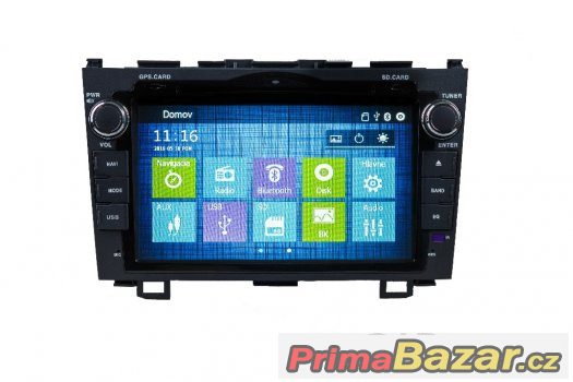 8" Dotykové autorádio Honda CRV - DVD,USB, NAVI,  – fotografie 1