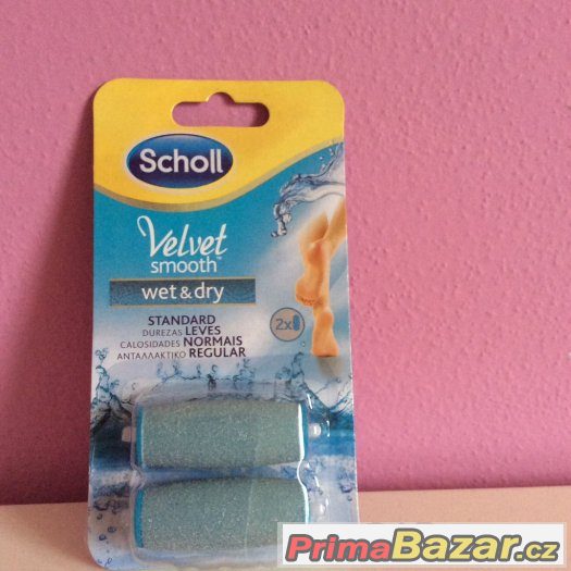 SCHOLL VELVET SMOOTH WET & DRY nový zabalený pilnik na paty – fotografie 2