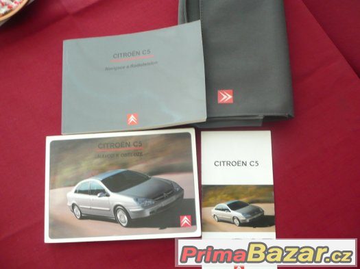 Citroën C5 od roku 2001 do 2004 návod k obsluze v češtině – fotografie 1