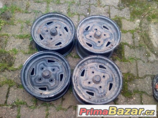 Prodám 12" hliníkové disky Kawasaki – fotografie 1