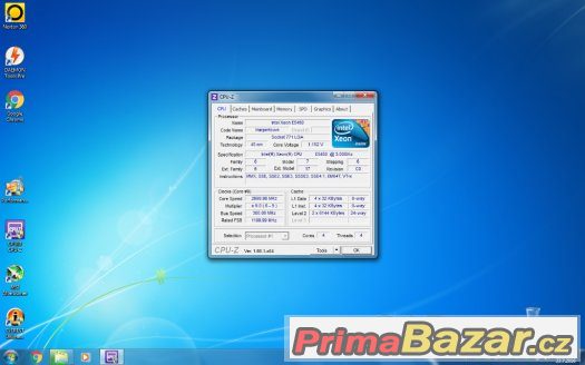 Herní pc E5450=Q9650,4GB RAM,GTX 260 (448-bit),500W – fotografie 4